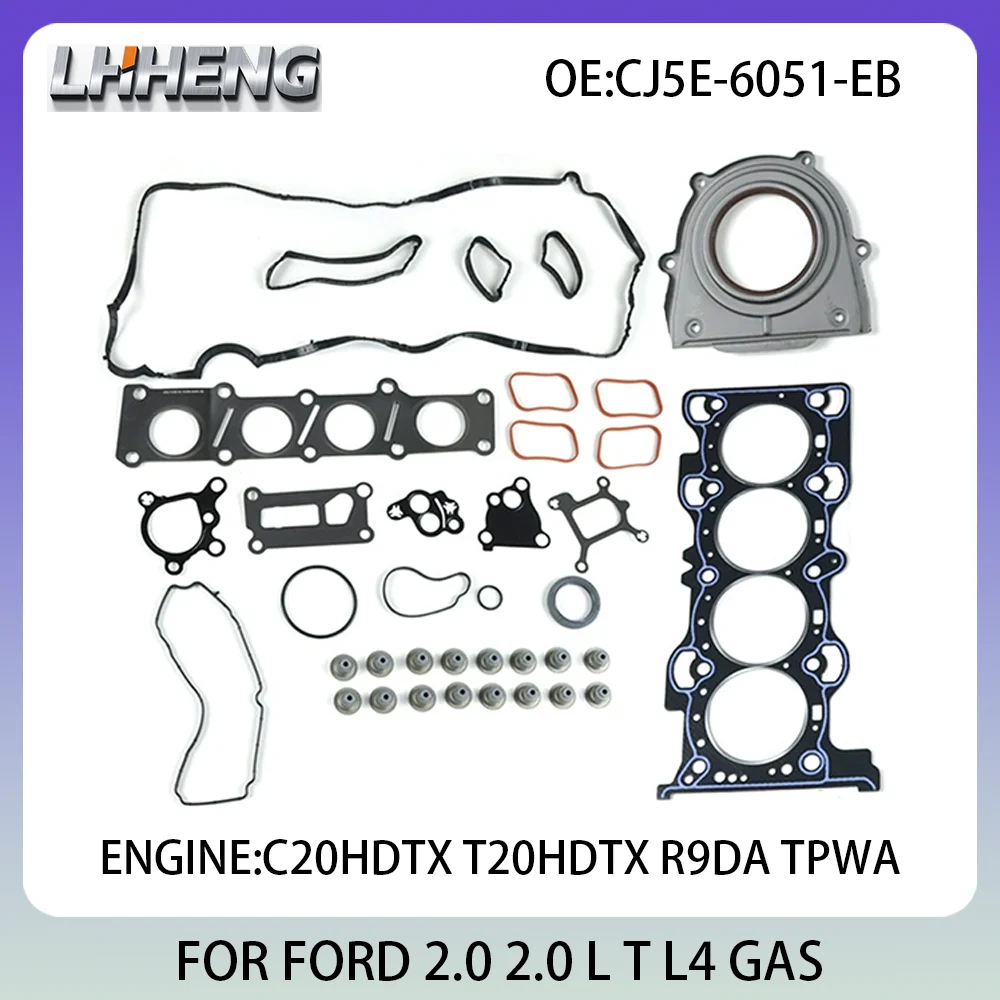 

Engine Full Gasket Set For FORD FOCUS KUGA MONDEO AUSTRALIA FOCUS 2.0L 2.0 L T L4 GAS 11-20 5149932 5162733 CJ5E6051EB R9DA
