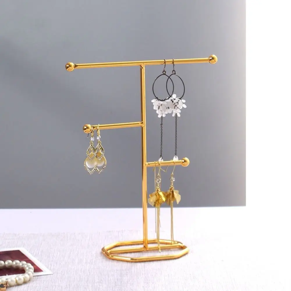 Earring Hanger Metal Jewelry Display Stand Earring Rack Fashion Accessories Jewelry Organizer Alloy Earring Holder