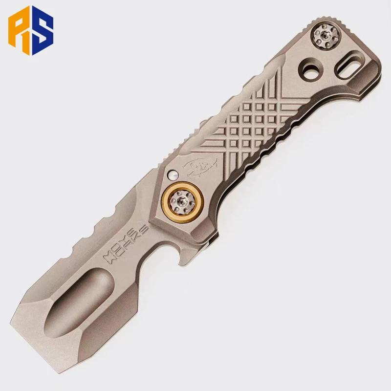 Moyeworks RUISHA 2.0 Folding Crowbar Multi-functional Defensive Titanium Alloy Mechanical And Tactical Equipment Tools