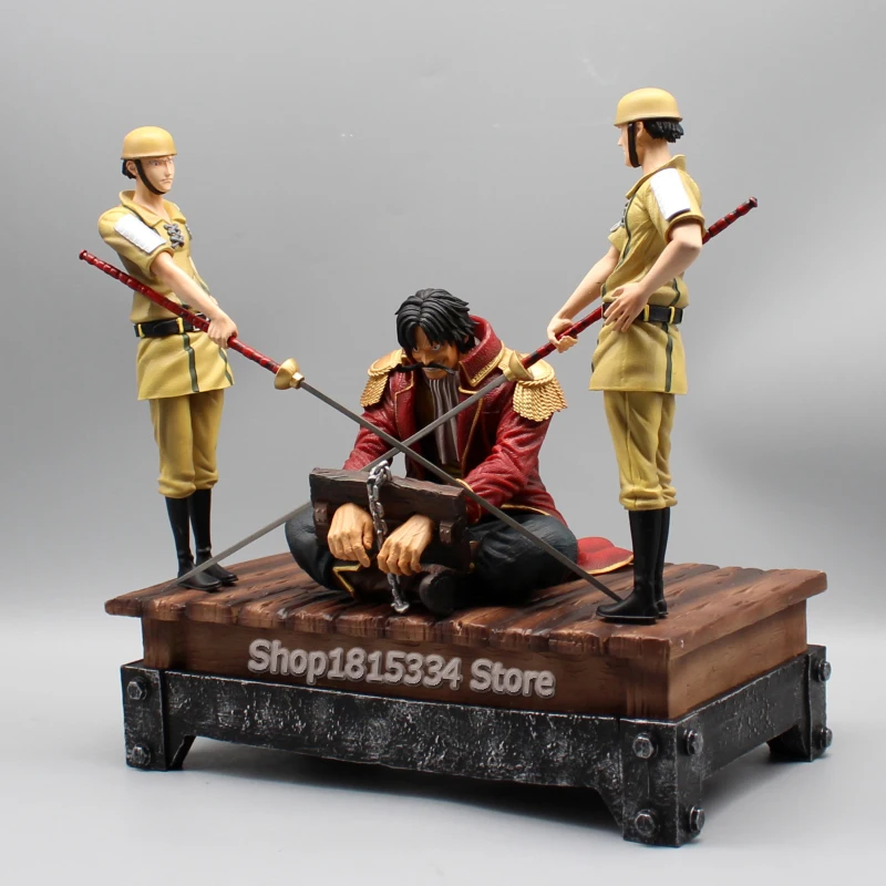 Figuras de acción de One Piece de Anime Gol·D·Roger Soldier, 26,5 cm, juguetes de modelos de colección de PVC, regalos de decoración de escritorio