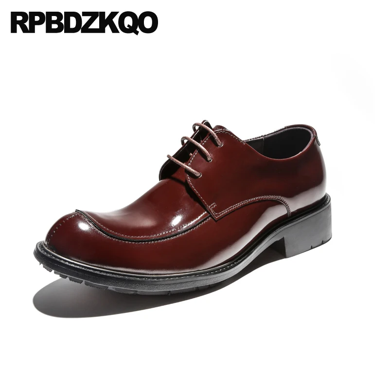 Business Lace Up Patent Leather Tan Genuine 11 Wedding Men 2022 Plus Size Oxfords Winter 46 Shoes Latest Footwear Fashion Dress