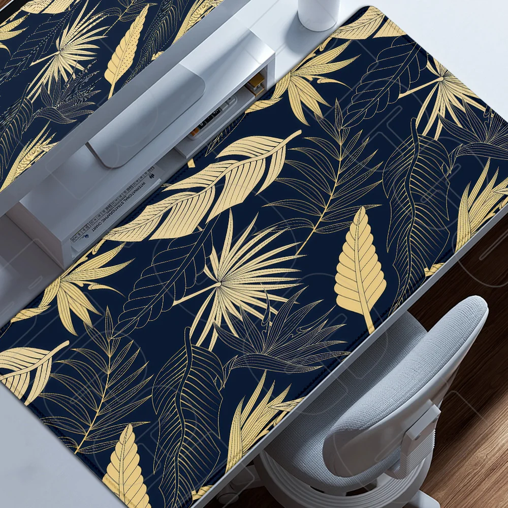 

HD rinting XXL Large computer retro floral mouse pad flower office desk mat Game Player PC accessories Keyboard protection pad