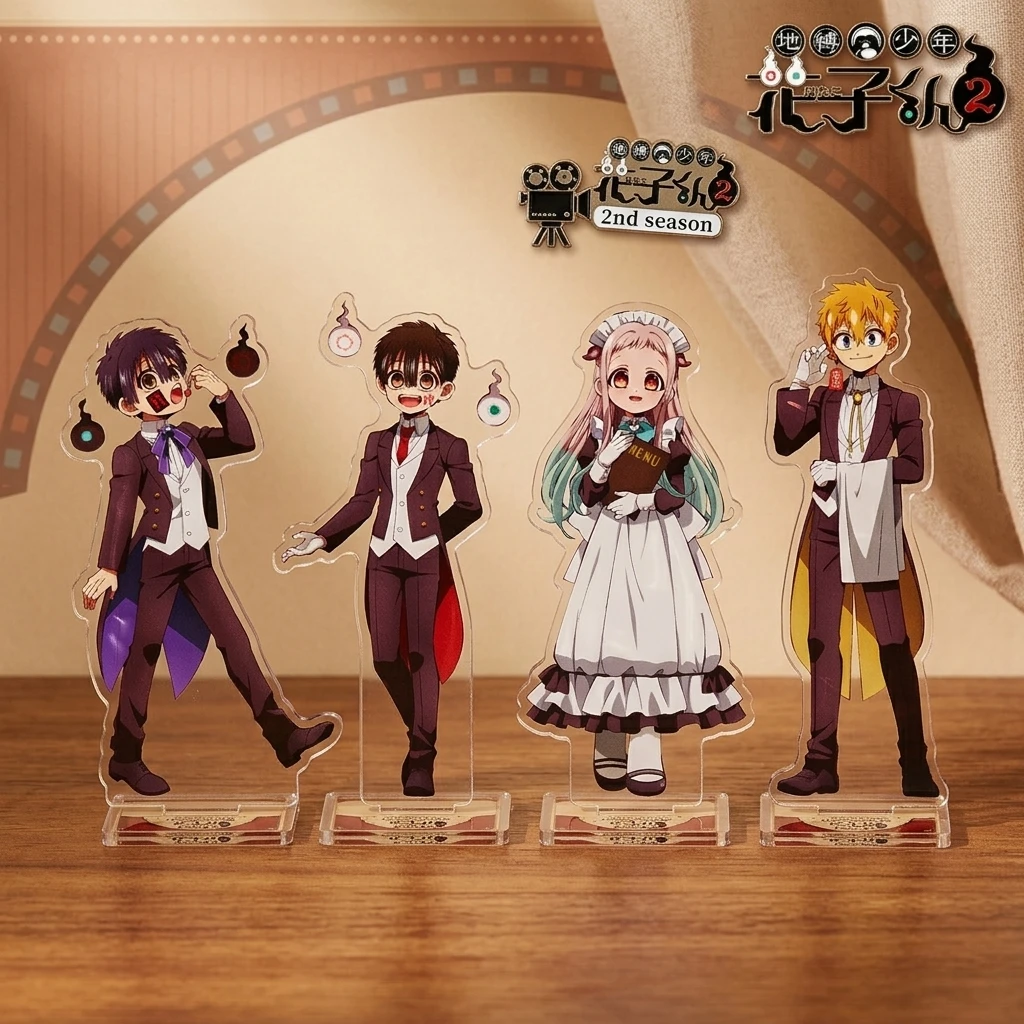 Toilet‑Bound Hanako‑kun Series Real Scale Height Acrylic Stand Hanako‑kun Nene Yashiro Kou Minamoto 2026 Latest Anime Keychain