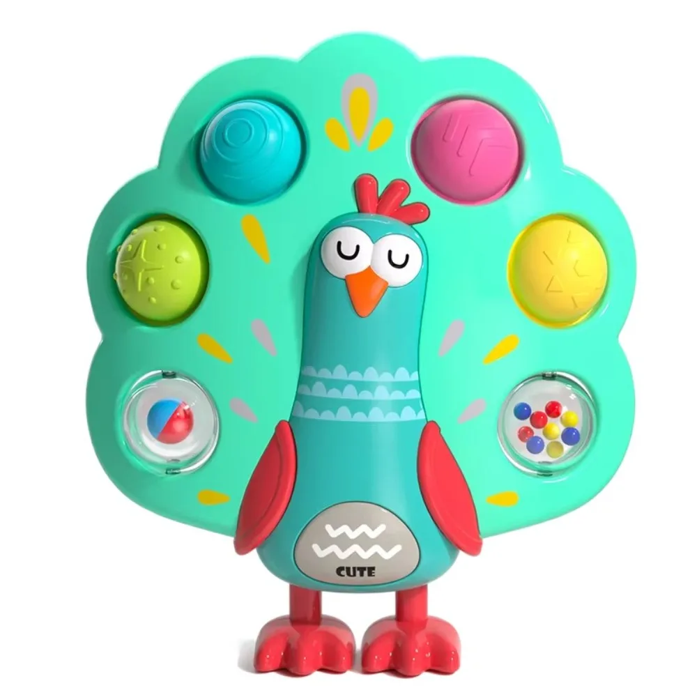 

Button Play Sensory Push Montessori Finger Training Multi Textured Press Puzzle Cognition Ability Bird Shape Educational