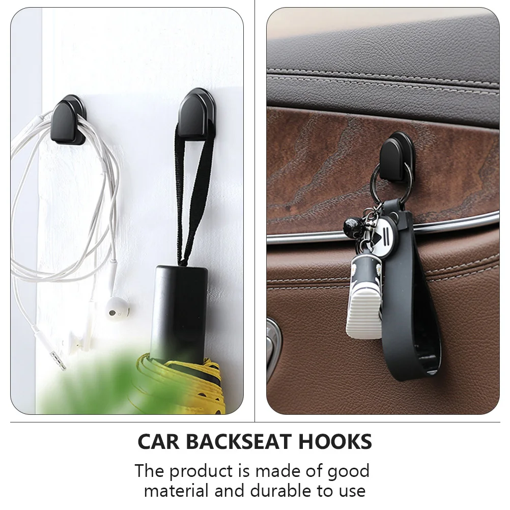 

8Pcs Multifunctional Car Hanger Durable ABS Hooks for Home and Car Use Simple Operation Perfect for Holding Various Accessories