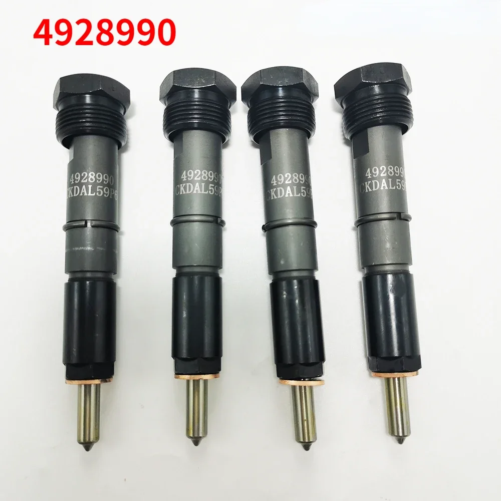 4PCS 4928990 Voor Nieuwe 4X4928990 Diesel Brandstofinjectoren 4bt 6bt Motor 390kal59p6