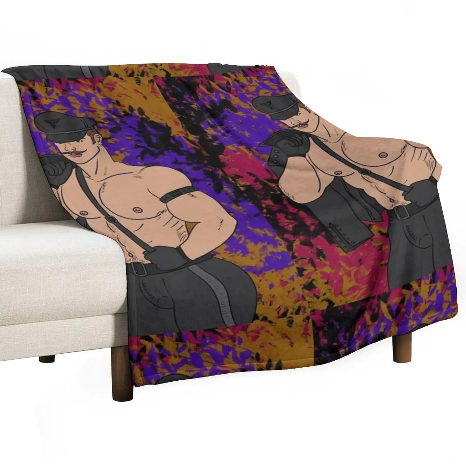 

Tom of Finland (Darkside) Throw Blanket for winter for babies Luxury Thicken heavy to sleep Blankets