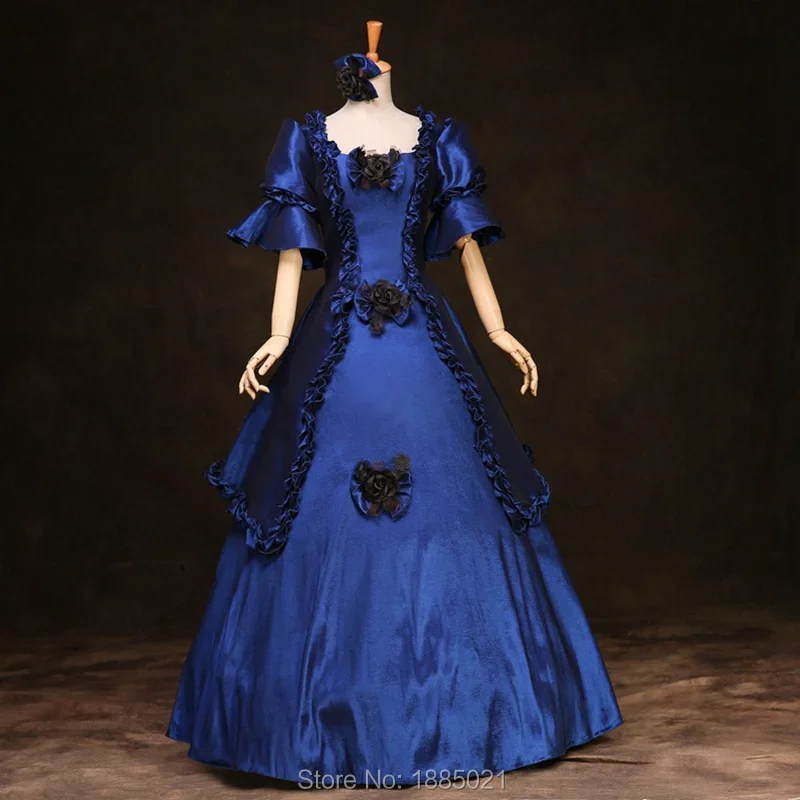 18e-eeuws Rococo Feest Nieuwe Avondjurken Met Liefdevol Prom Marie Antoinette-Kostuum