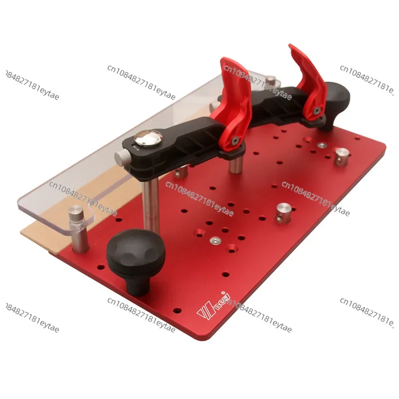 F*******raving machine Push plate Slotting Milling tenon 45 degrees 90 Woodworking trimming machine Bakelite milling