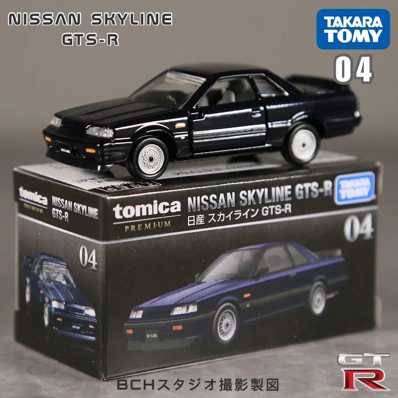 TAKARA TOMY Black Box TP04 34 26 Nissan GTR R32 SKYLINE alloy model, boys\' collection of display toys, children\'s holiday gifts.