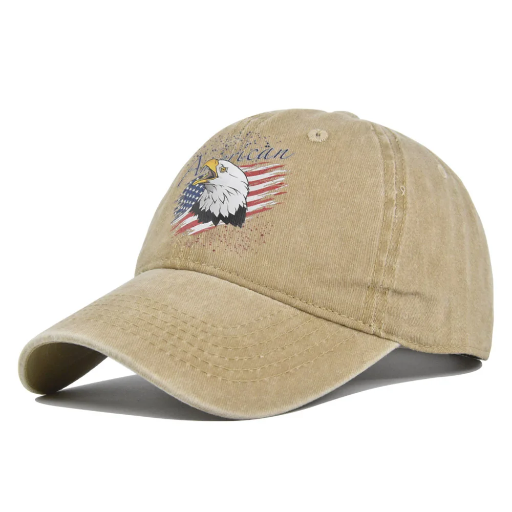 Baseball Cap American flag Eagle graffiti Snapback Hat Sun hat Spring Autumn baseball cap Sport cap Hip Hop Fitted Cap