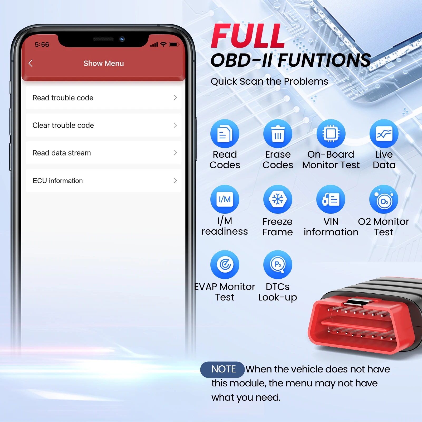 THINCKAR-Mini Scanner de Voiture Thinkdiag OBD2, Outil de Diagnostic, Système Complet OE, pour iOS, Android, Lecteur de Code de Défaut, Mise à Jour Gratuite