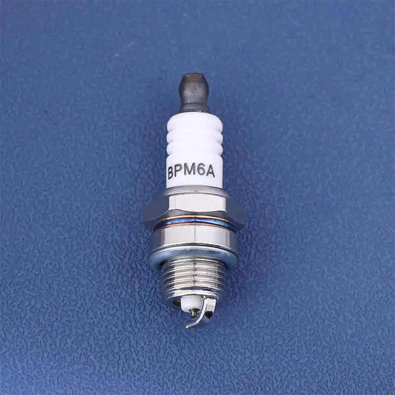 1PC Chainsaw Lawn Mower Spark Plug For Engine Motor Trimmer Spare Parts BM6A With Packaging
