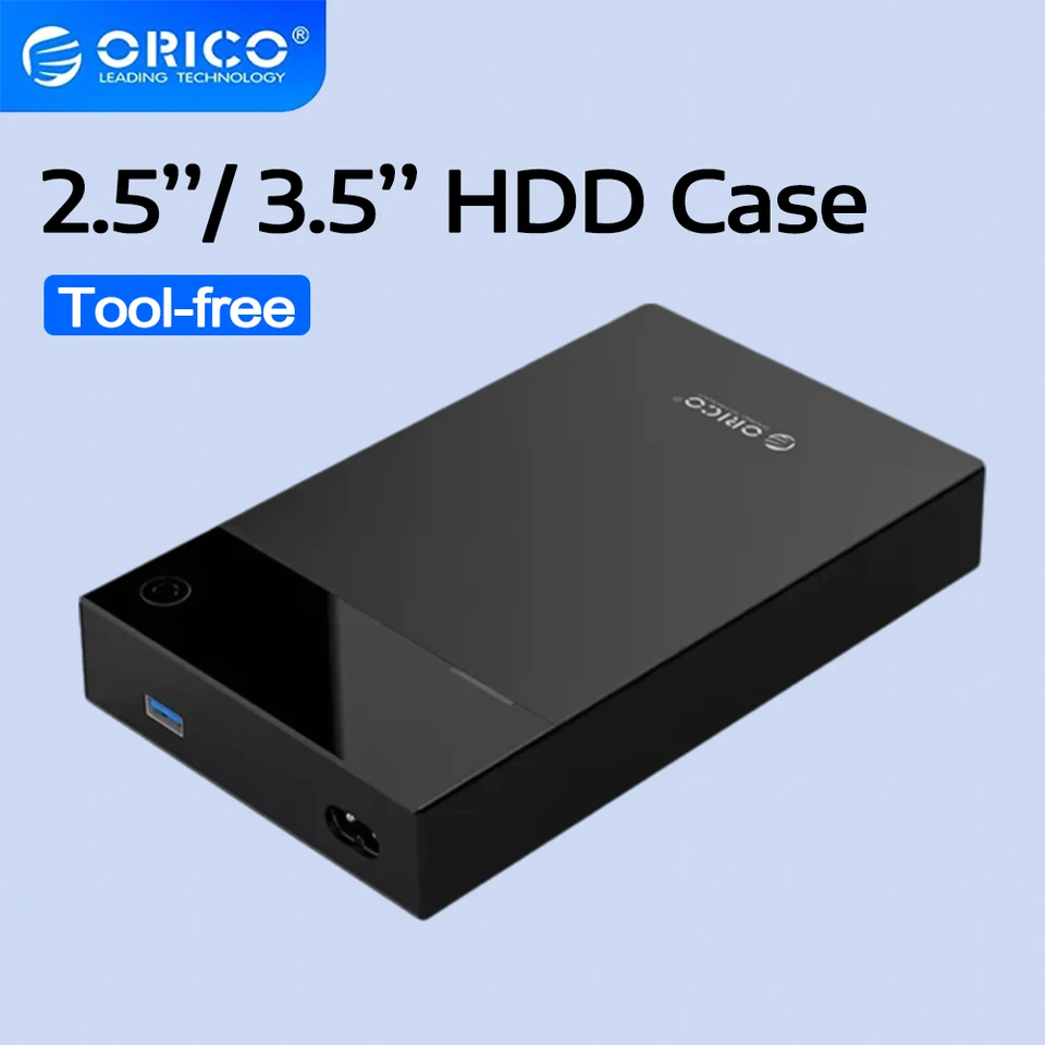 ORICO 3.5インチHDDケース 内蔵電源12V ポータブルSATA to USB 3.0