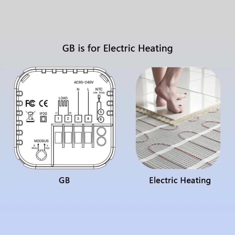 Ewelink-Thermostat de contrôle de maison intelligente, chauffage électrique au sol, chauffe-eau à gaz, régulateur de température, WiFi, Alexa,