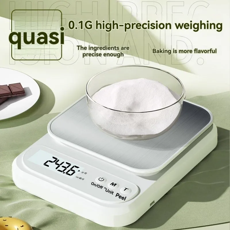 

AD-For Baking And Cooking Digital Food Scale- High Precision Kitchen Scale 3KG/0.1G, Compact Design
