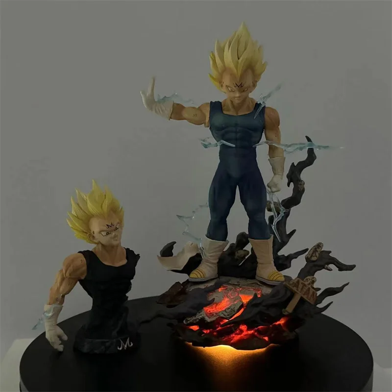 20cm Dragan Ball Z Action Figure Hero Belief Majin Vegeta GK Vegeta PVC Anime Figure Model Toys Doll Collection Ornament Gift