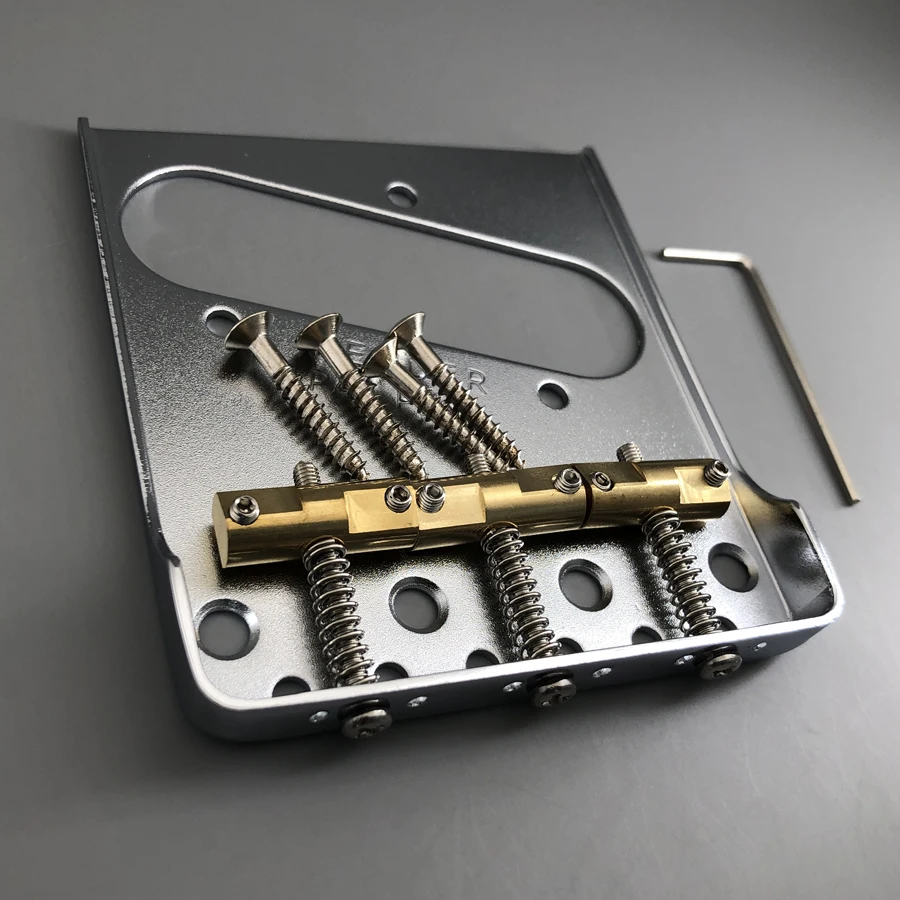 Right Hand Double Notched Guitar Bridge Modern Professional For TL Guitar Well