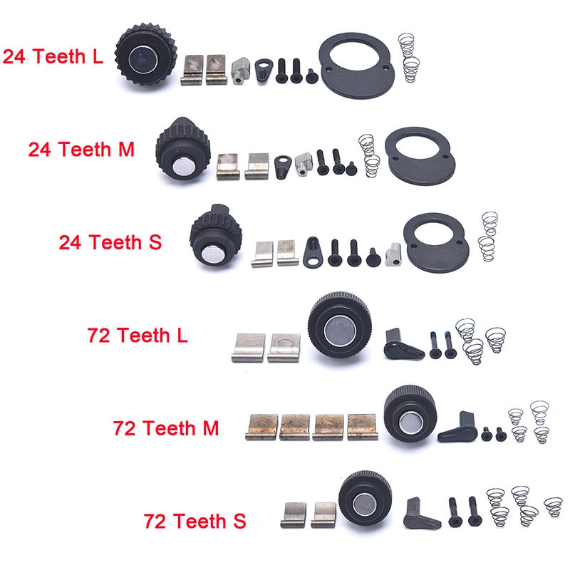 24/72 Zähne Ratschen steckschlüssel Reparatur zubehör Ersatzteil satz