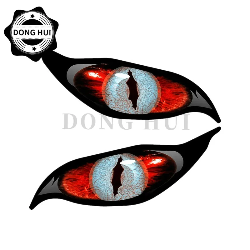 Evil Eye 2pcs/Pair Eyes Cool Car Sticker Mug Guitar Skateboard Laptop Camper Motorcycle Helmet Dirt Bike Surfboard Decal