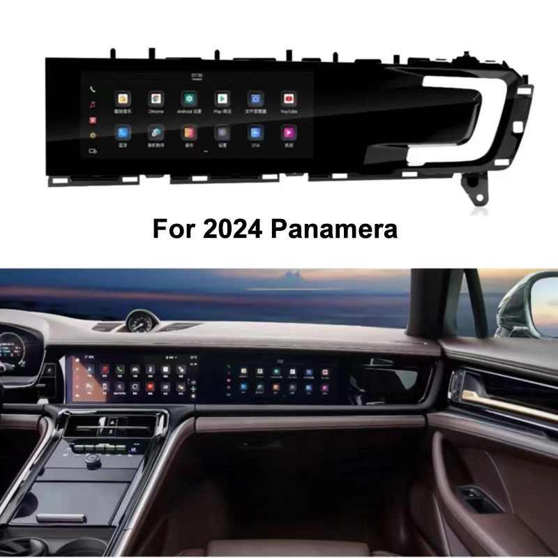 2024 Upgrade Co-Pilot Screen for Porsche Cayenne GTS Panamera Android 2017-2023 Car Auto Stereo GPS Multimedia Player Navigation