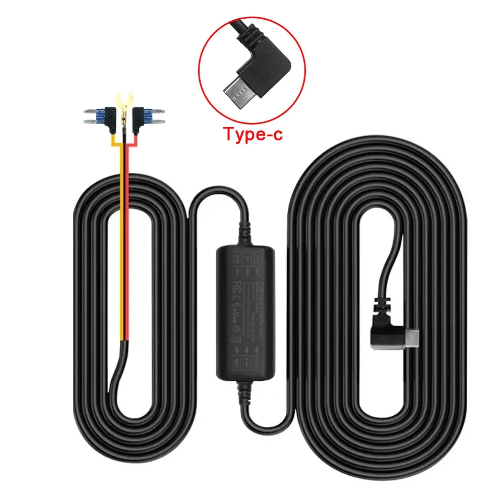 Kocam 3,5 метра Buck Line Mini USB Type-C автомобильное зарядное устройство комплект жестких проводов для видеорегистратора зеркало обновления 24 часа мониторинг парковки Kocam 3,5 метра Buck Line Mini USB Type-C автомобильное зарядное устройство комплект жестких проводов для видеорегистратора зеркало обновления 24 часа мониторинг парковки