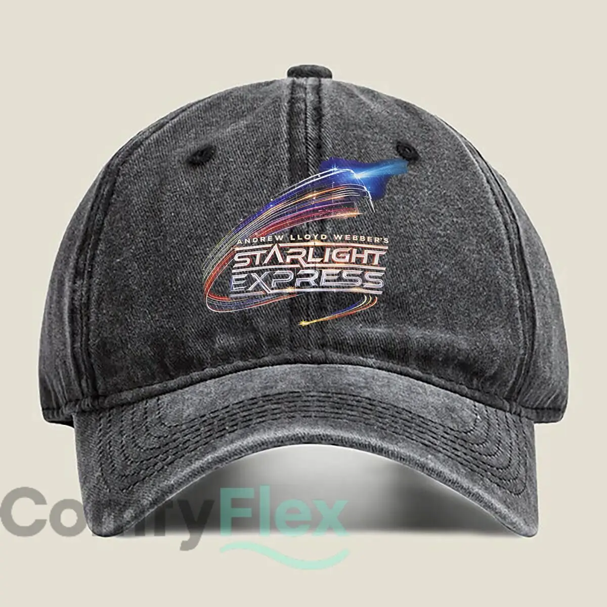 قبعة بيسبول مغسولة للمسرح الموسيقي من Starlight Express للنساء للجنسين، قبعة عصرية للأب هيب هوب #1
