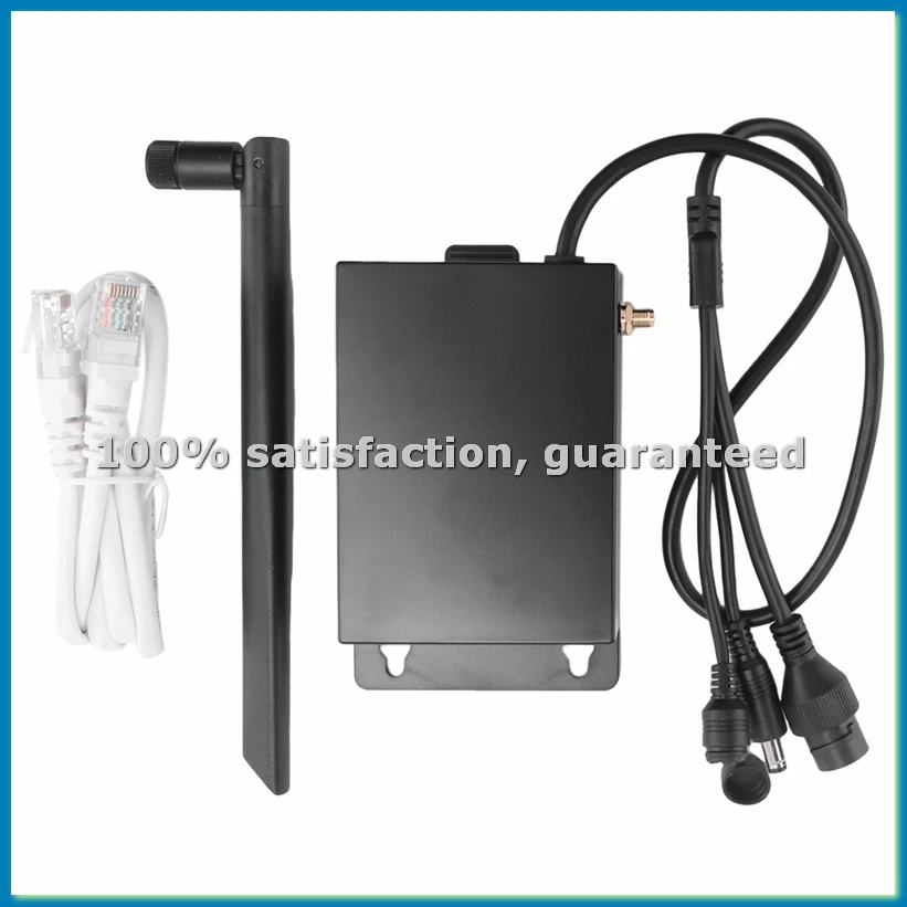 

Outdoor 4G LTE WiFi Router with Sim Card Slot Waterproof Wireless CPE RJ45 Port Supply Power for IP Camera-BCBW