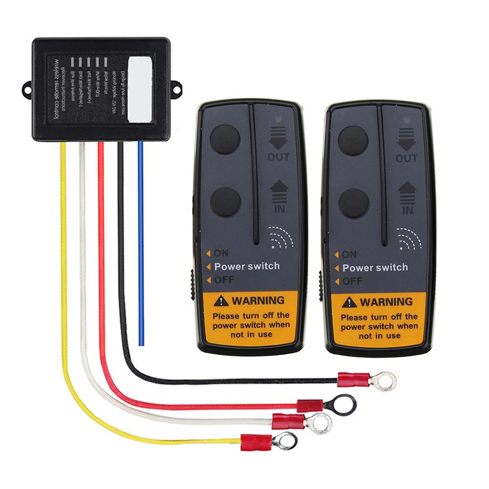 2,4G 12V 24V 50M Digitale Drahtlose Winde Fernbedienung Recovery Kit Für ATV SUV Für Test Messung werkzeug Zubehör
