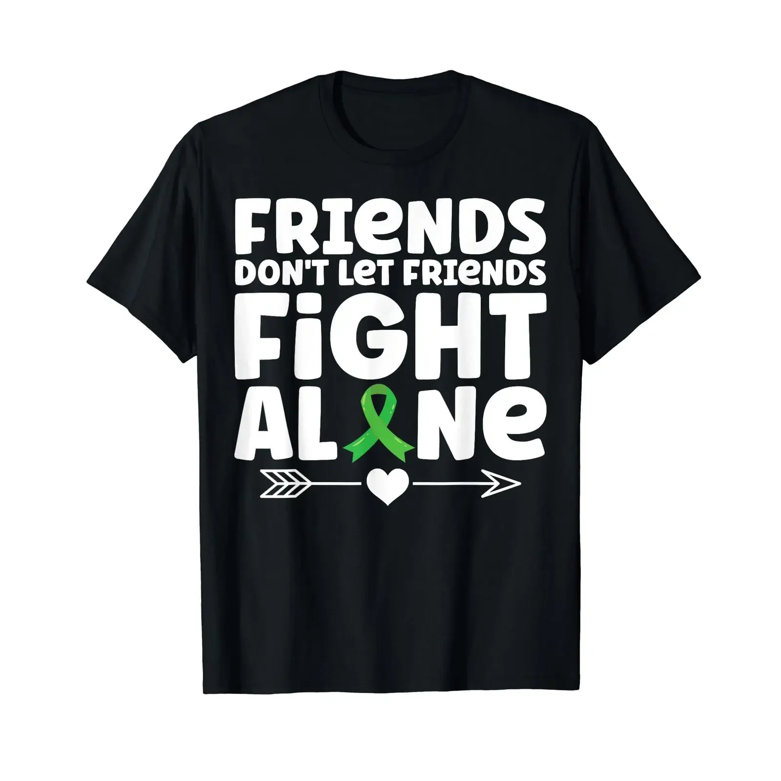 Lass deine Freunde nicht allein kämpfen – T-Shirt zur Förderung der psychischen Gesundheit, Vintage-Look, gewaschen, dehnbar, weich, atmungsaktiv, stilvolle Designerkleidung.