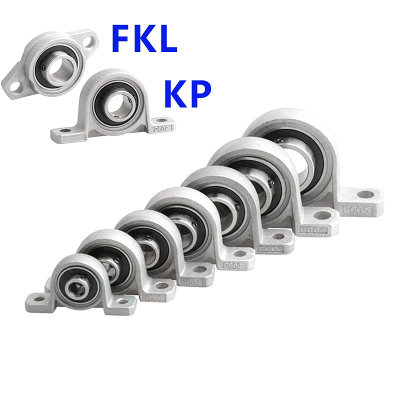 1pcs Zinc Aluminum Alloy Support Diameter 8-35 mm Pillow Block Mounted Support Kfl08 Kfl000 Kfl001 Kp08 Kp000 Kp001 kp004 kp005