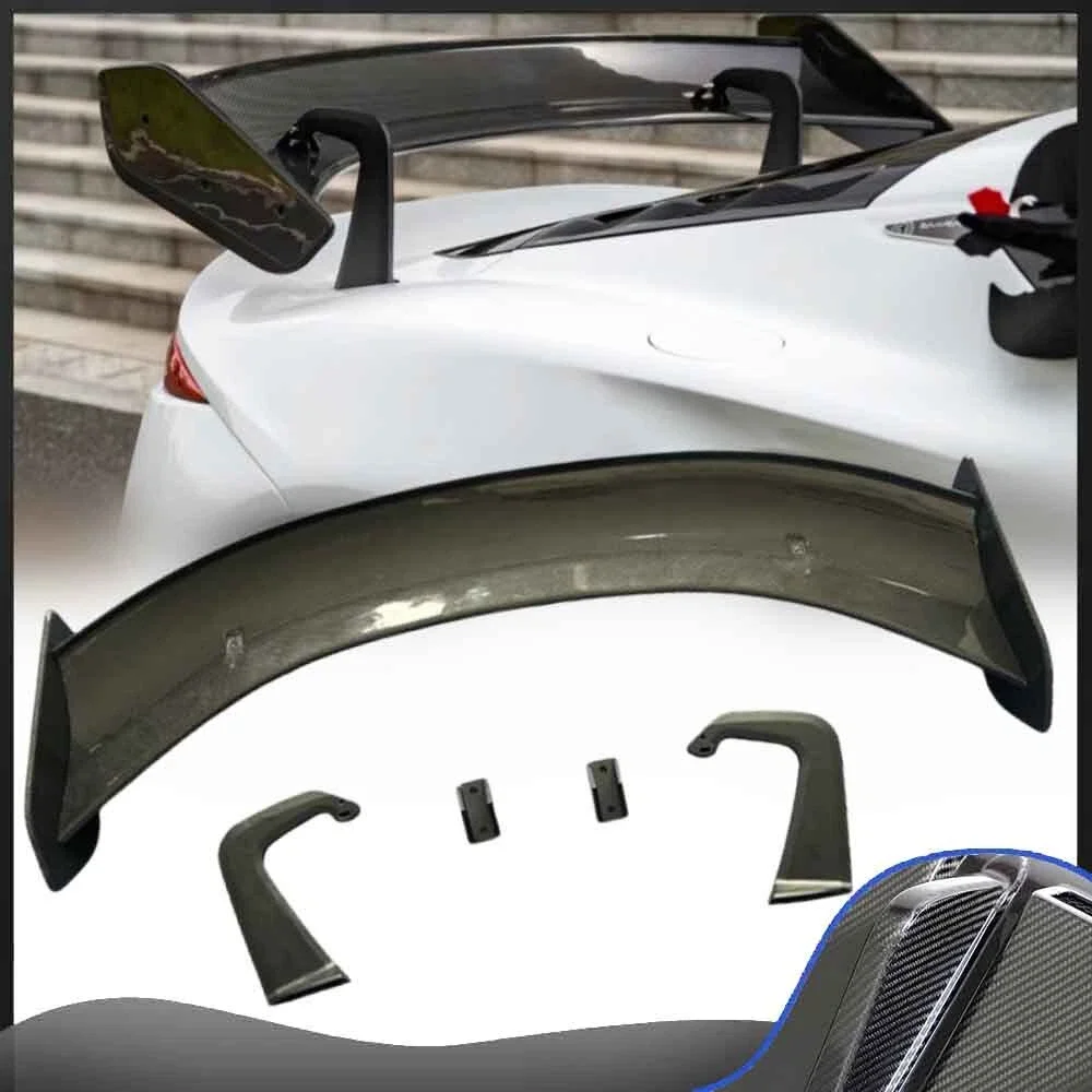 

Спойлер на заднее крыло из сухого углеродного волокна в стиле GT4 для Lotus Emira 2022+, губа багажника