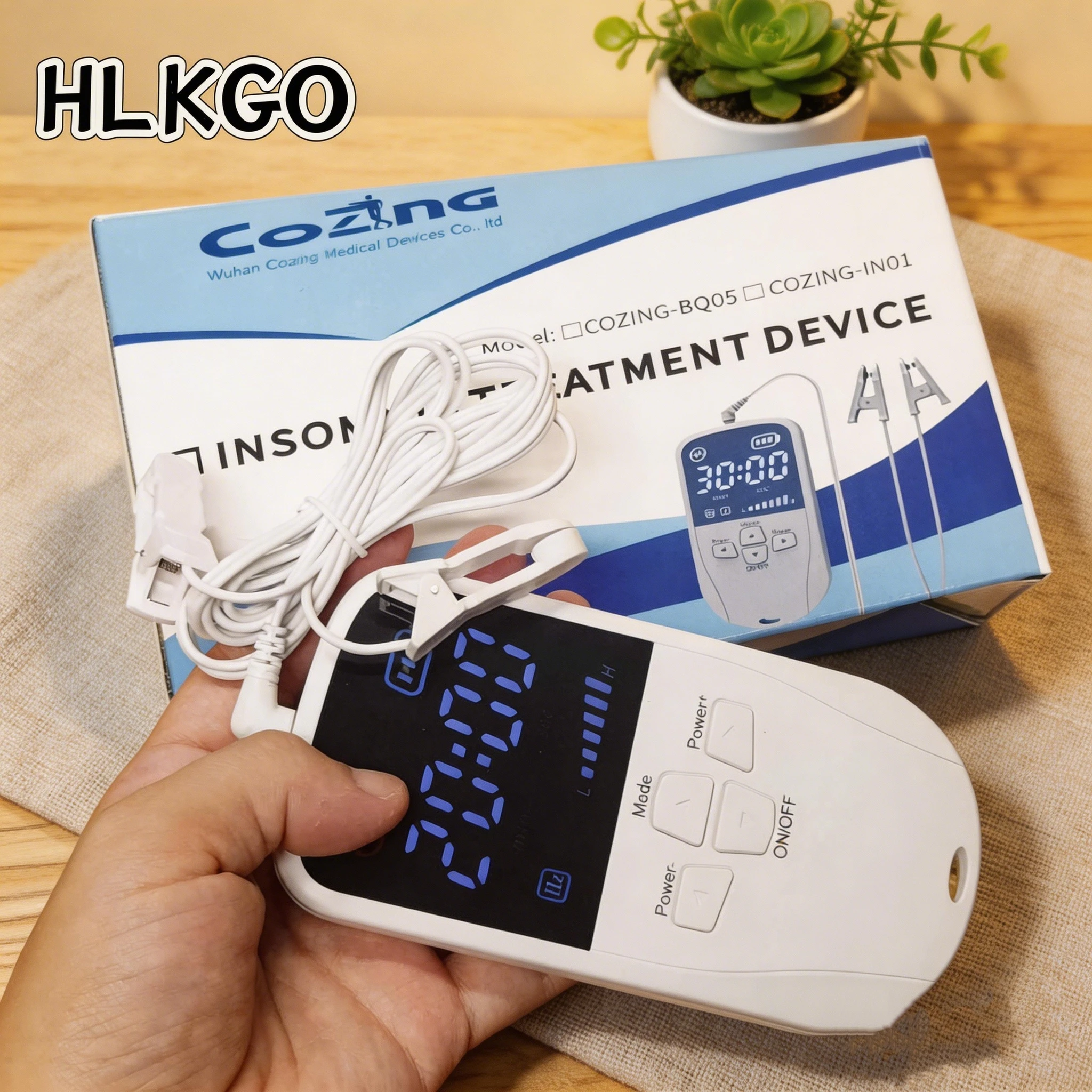 

Портативный мозговой массажер CES: электронный импульсный терапевтический аппарат с электродами-клипсами для ушей для снятия тревоги, бессонницы и стресса