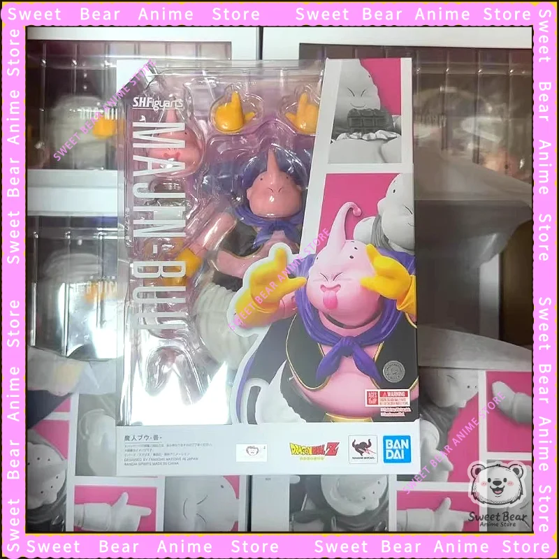 

Bandai original SHF Dragon Ball Z Majin Buu (Good), Fat Buu Action Figure, Anime Model, Trendy Toys, Desktop Doll, Collectibles