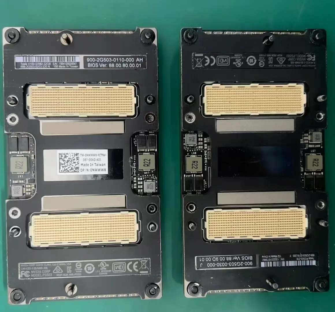 Used V100 32GB SXM2 GPU with PCIe Adapter, High-Performance AI & Workstation Computing Card for Deep Learning