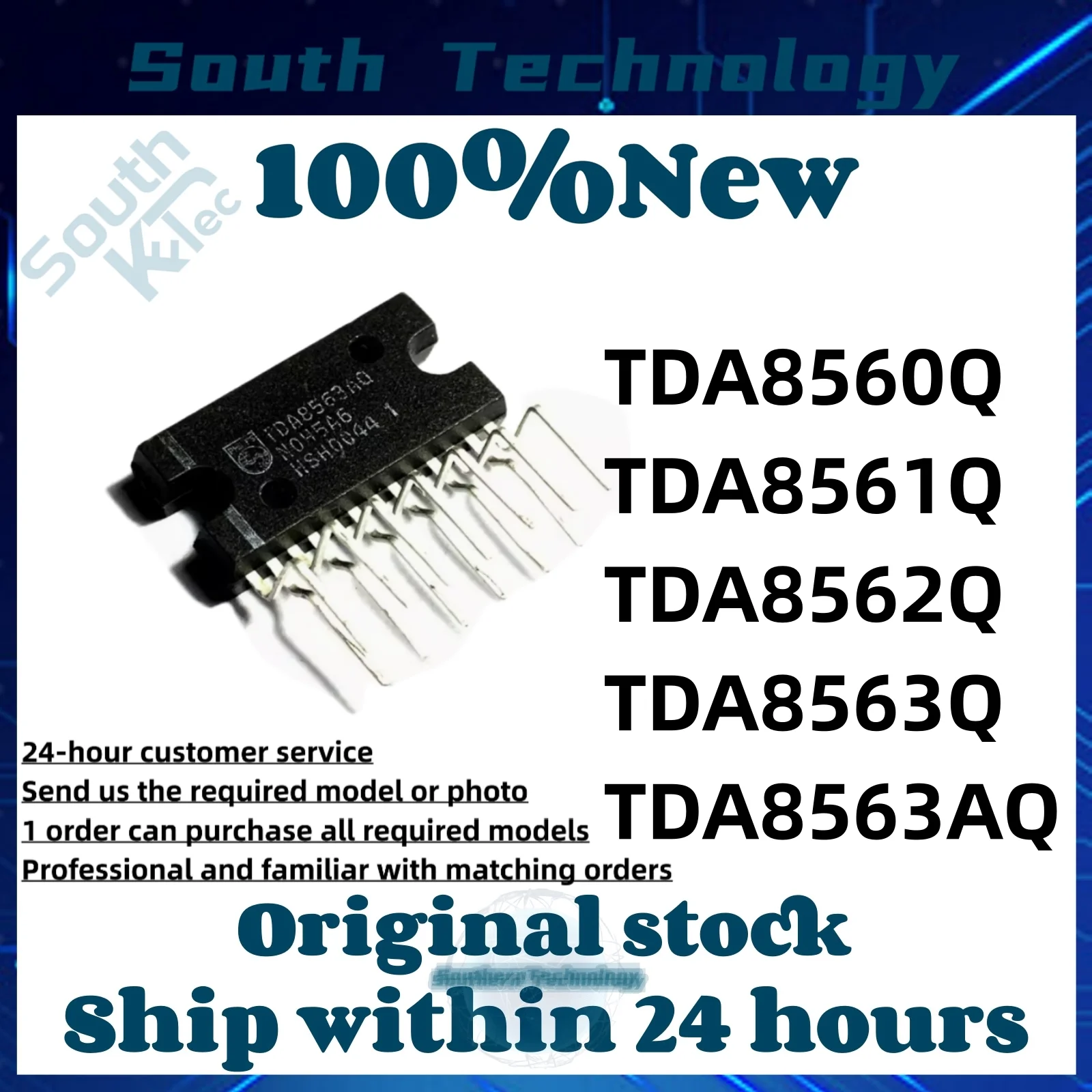 1Pcs TDA8560Q TDA8561Q TDA8562Q TDA8563Q=TDA8563AQ ZIP-13 New original in stock