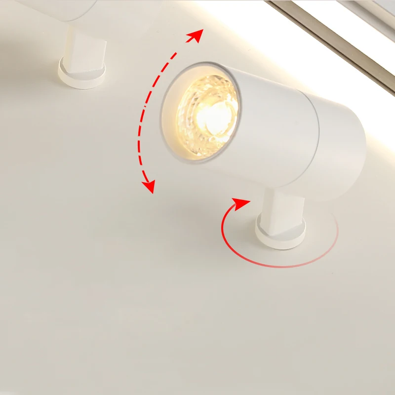 2023 New Modern LED Ceiling Lights For Living Room Bedroom Indoor Round Square Rectangle Lamp Surface Mounted Lighting AC85-260V image 5
