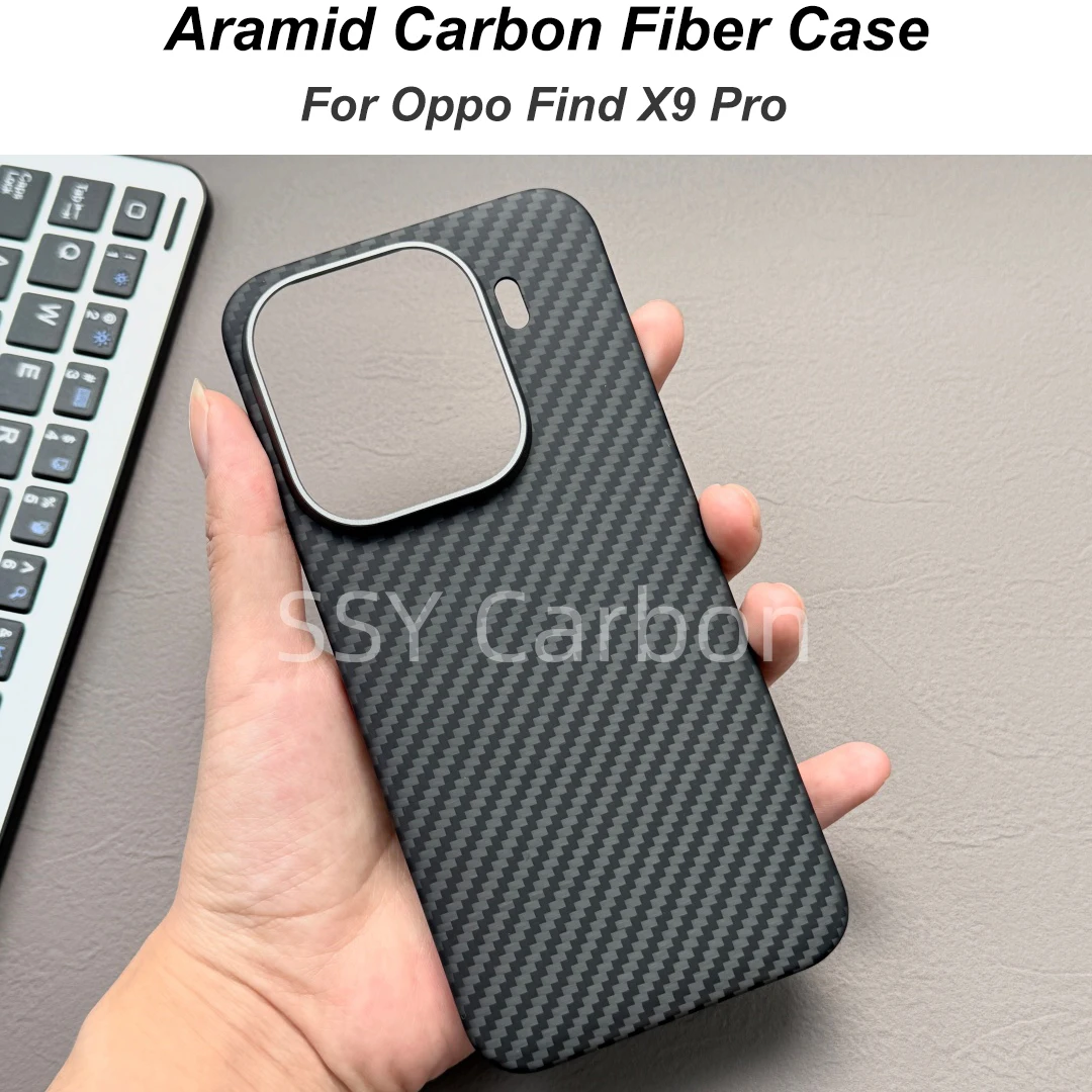 

For Oppo Find X9 Pro Kevlar Aramid Fiber Case Magnetic Magsafe Cover Ultra Slim Case Armor Protective Hard Cover
