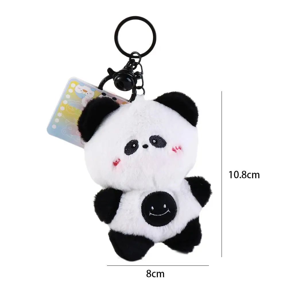 Small Gifts Cartoon Plush Toy Bunny Bear Doll Bag Charm Plush Keychain Key Ring Backpack Pendant Stuffed Keyring