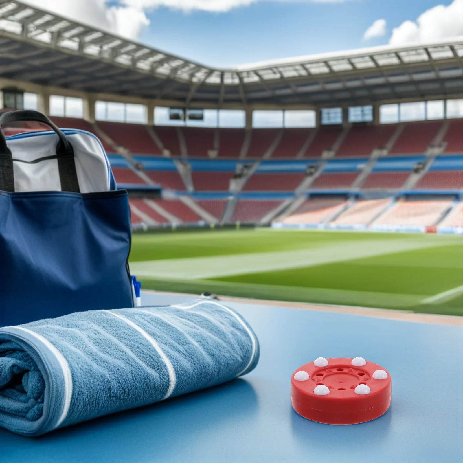 

2Pcs Floor Hockey Pucks Impact-Resistant Outdoor Sport Balls for Street Ground Practice Roller Inline Training Equipment