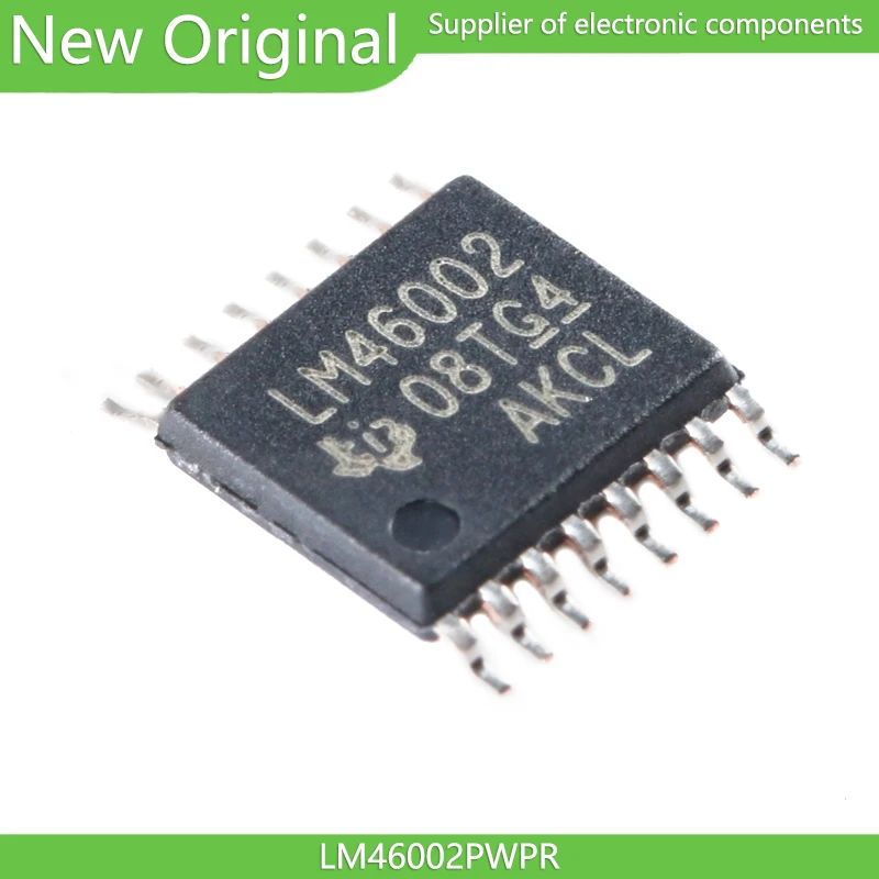 

(10PCS) LM46002PWPR Silkscreen: LM46002 HTSSOP16 DC-DC power supply chip 100% Original Brand New