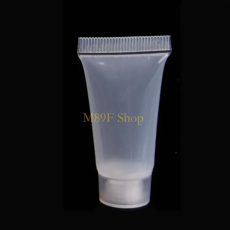 M89F 1pc Polish Empty Clear Tube Cosmetic Cream Lotion Container Makeup Bottle New