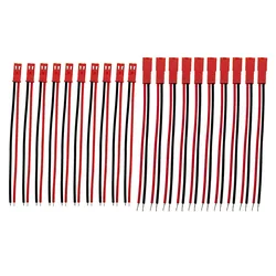 10Pair Red JST 2 Pin Male and Female Plug Wire Cable Connector JST 2P Plug Jack Leads For RC Toys Battery LED Light DIY FPV