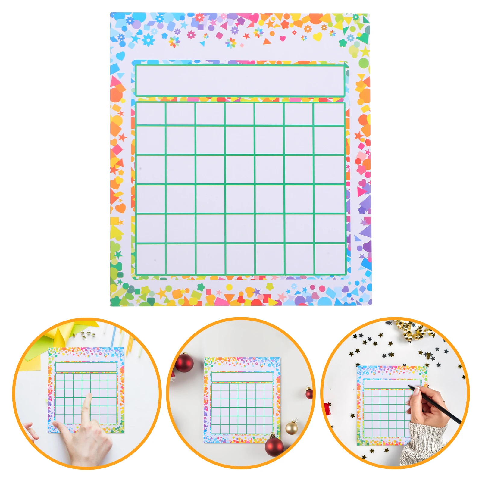 

50pcs Teaching Incentive Card Classroom Behavior Chart Kids Chore Reward Sticker Star Punch Management Boho Paper