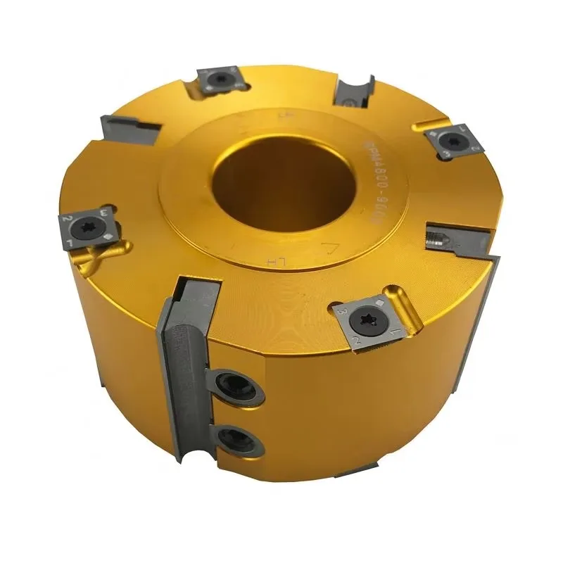 Vierseitiger Hobelkopf, Holzbearbeitungswerkzeug, vertikaler Schaftkopf, flaches Messer, vertikaler Fräsen, Bohrkopf