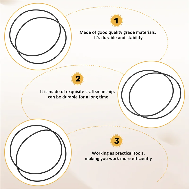 【Hot Cake】2Pcs Suitable For Ecovacs Deebot De55 / 53Dn55 / 520 / T5 Sweeping Robot Accessories Motor LDS Belt