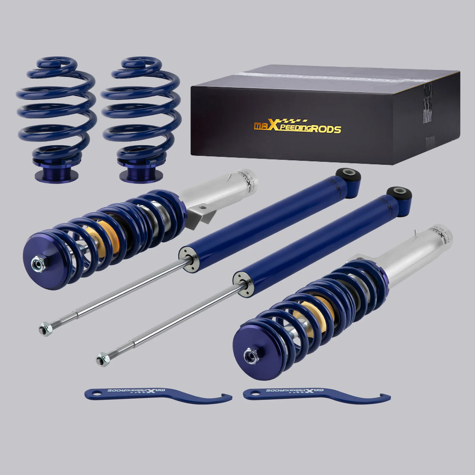 Coilovers Suspension Set For BMW E46 320i 325i 330i 2001-2005 Adjustable Height Shocks Coilovers Lowering Suspension Kit