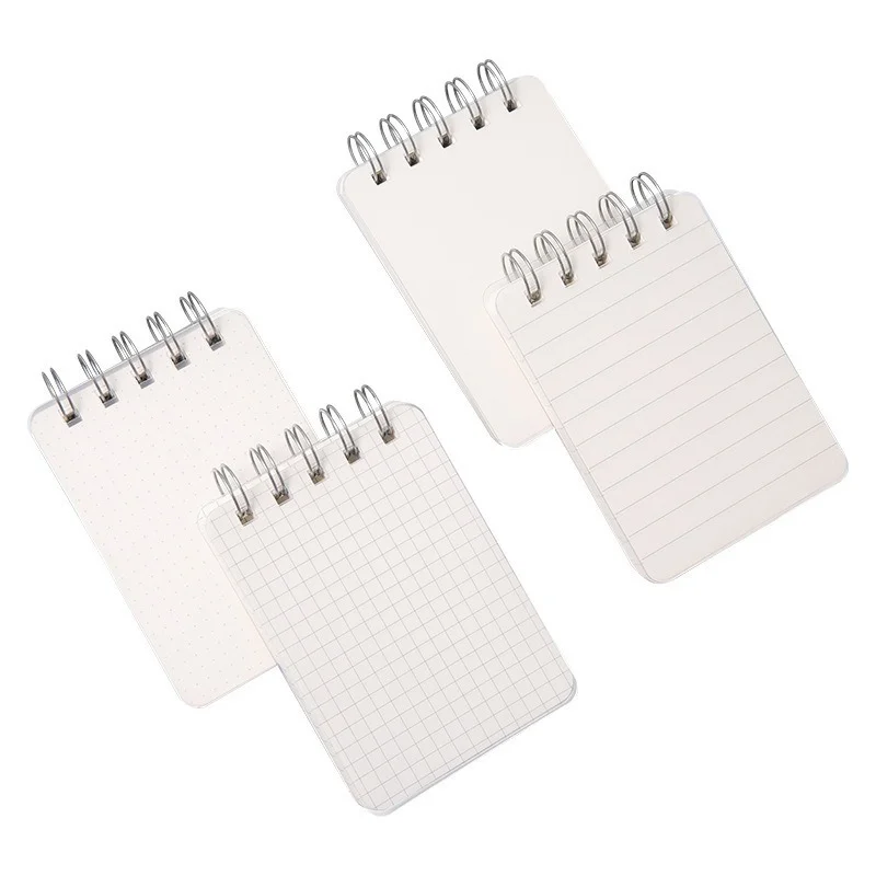 80 Sheets Mini Coil Pocket Notepads Portable Mini Notebooks Creative Student  Sketchbook Korean Stationery