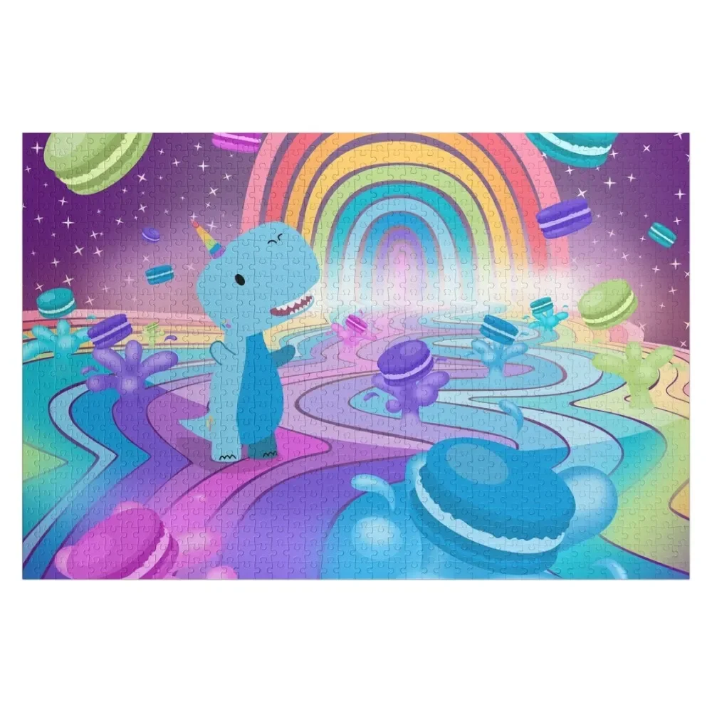 

Little Orion Rainbow Macarons Jigsaw Puzzle Customized Picture For Children Baby Toy Puzzle