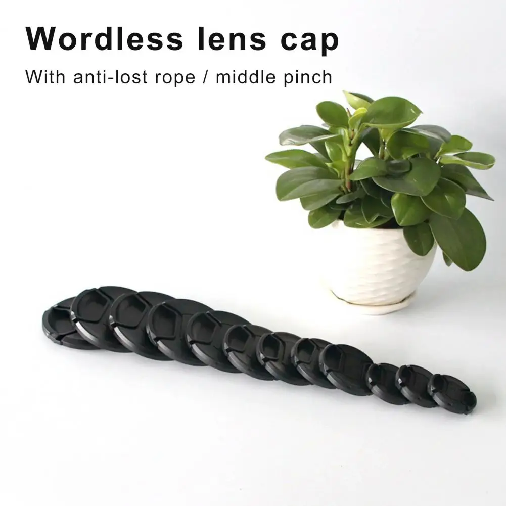 Useful Camera Lens Cover Professional Waterproof Camera Accessories for 49/52/55/58/62/67/72/77/82mm